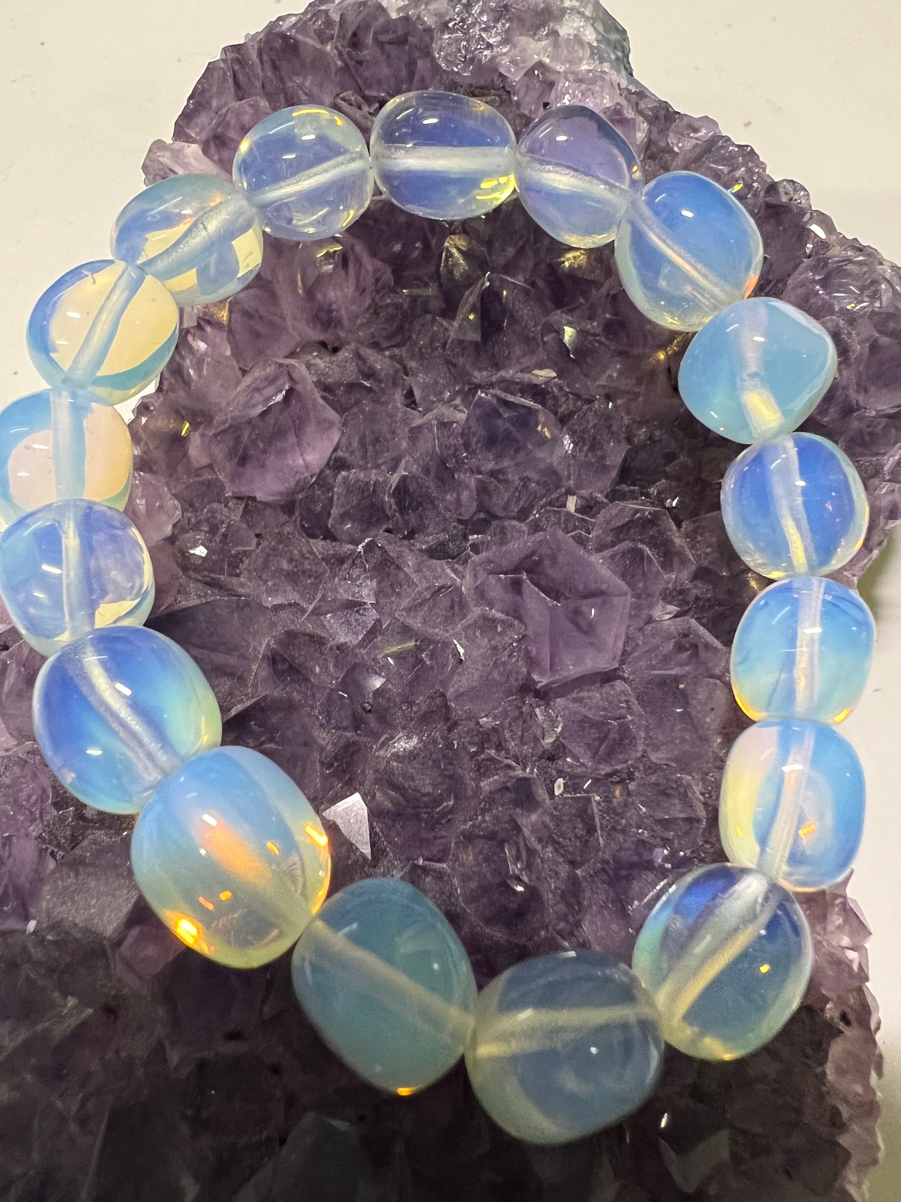 Opalite tumble bracelet