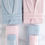 Thumbnail: Bathrobe Set 6 Pieces - 100% Cotton - Blue & Pink