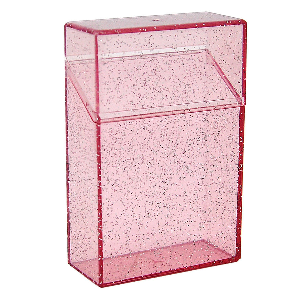 Thumbnail: Glitter Cigarette Box Case for 20 pcs King Size 84mm Cigarette Smoking Accessory