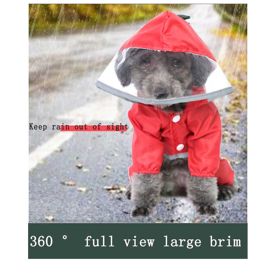 Thumbnail: Four-Legged Waterproof Dogs Raincoat