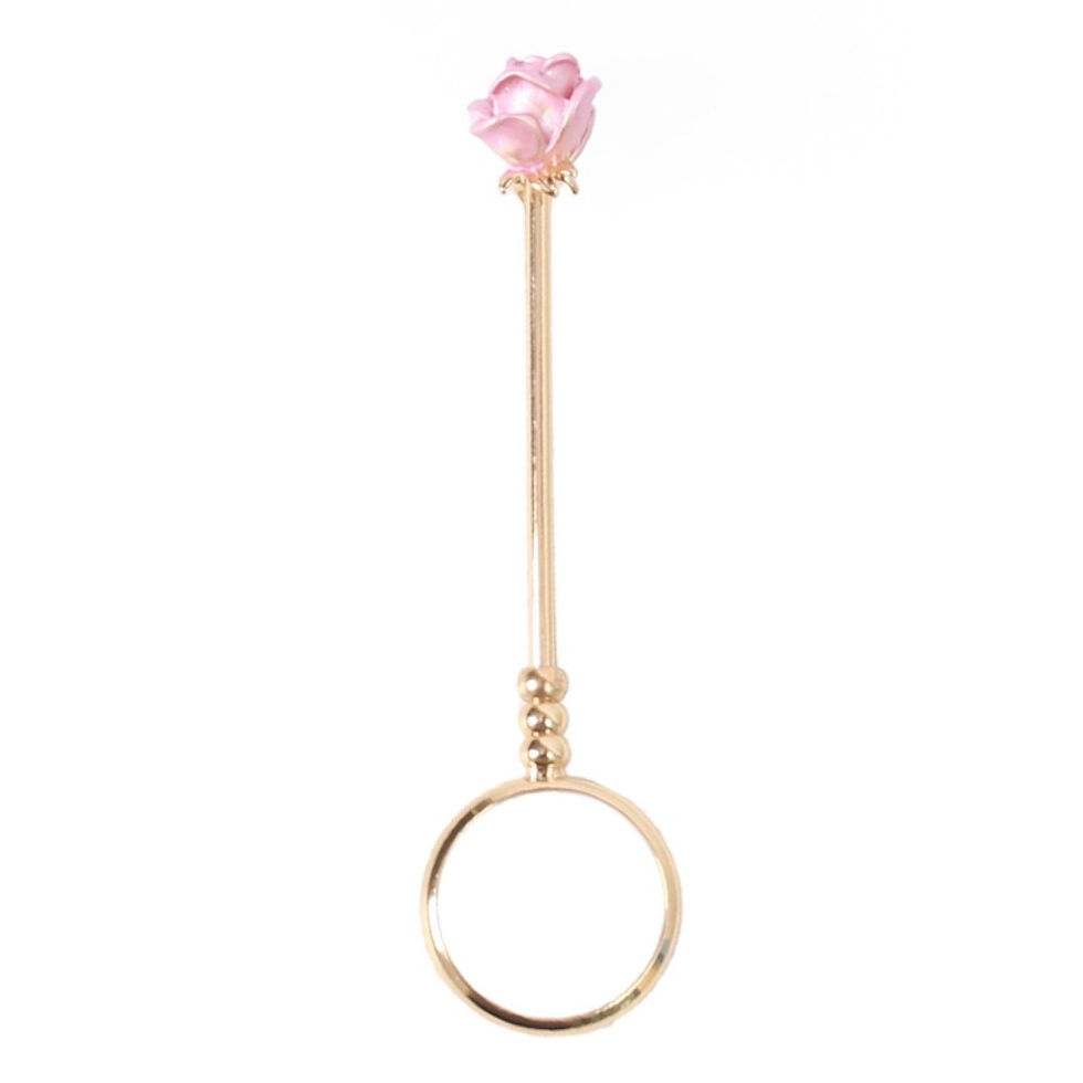 Thumbnail: Rose Vintage Cigarette Metal Hand Holder Finger Clip Smoking Accessory