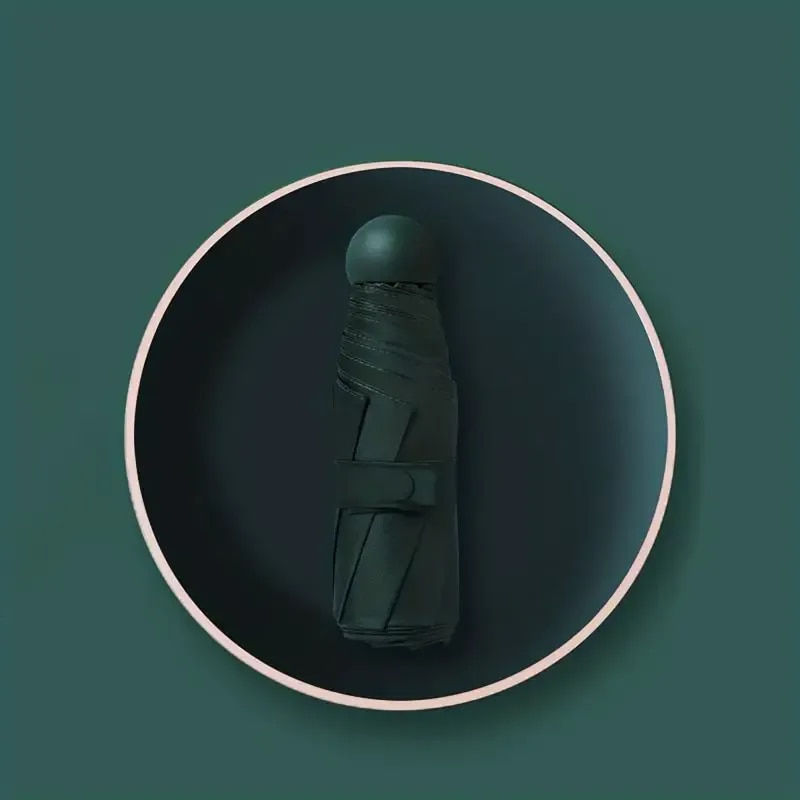 Thumbnail: Colorful Ultralight And Compact Portable Capsule Umbrella with UV Protection