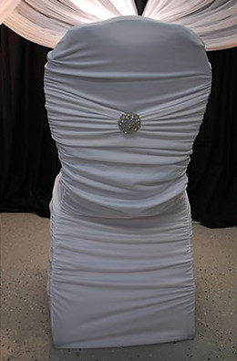 Criss Cross Rouche Chair Cover Renal