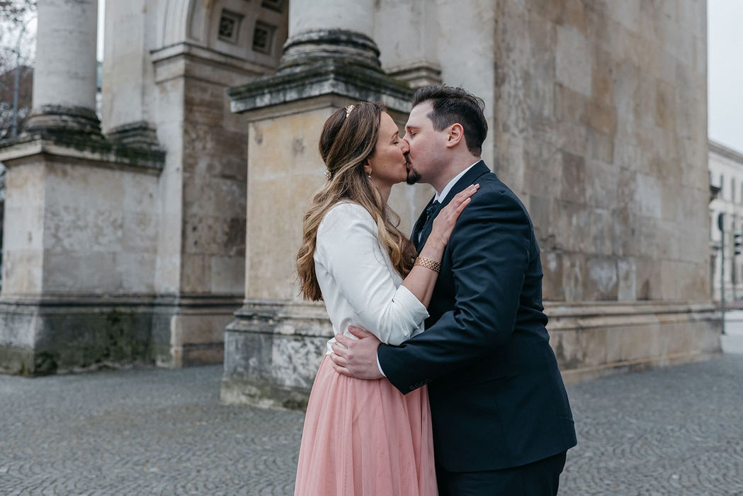 Hochzeitsshooting in der Stadt