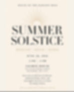 Summer Solstice Gathering: Reflection, Release & Renewal