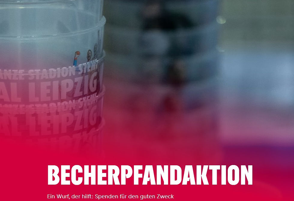 Bechersammelaktion (Achtung noch nicht terminiert)