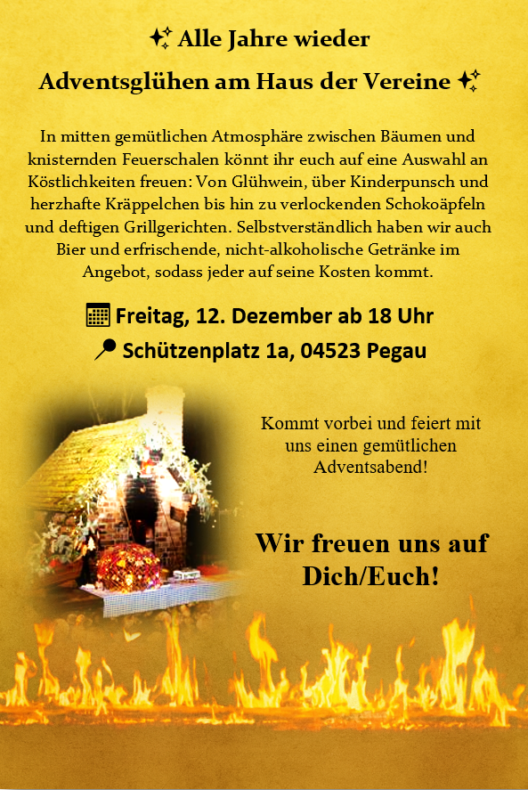 🎄✨ Adventsglühen 2025 – Ein Abend voller Wärme, Lichter und Gemeinschaft ✨