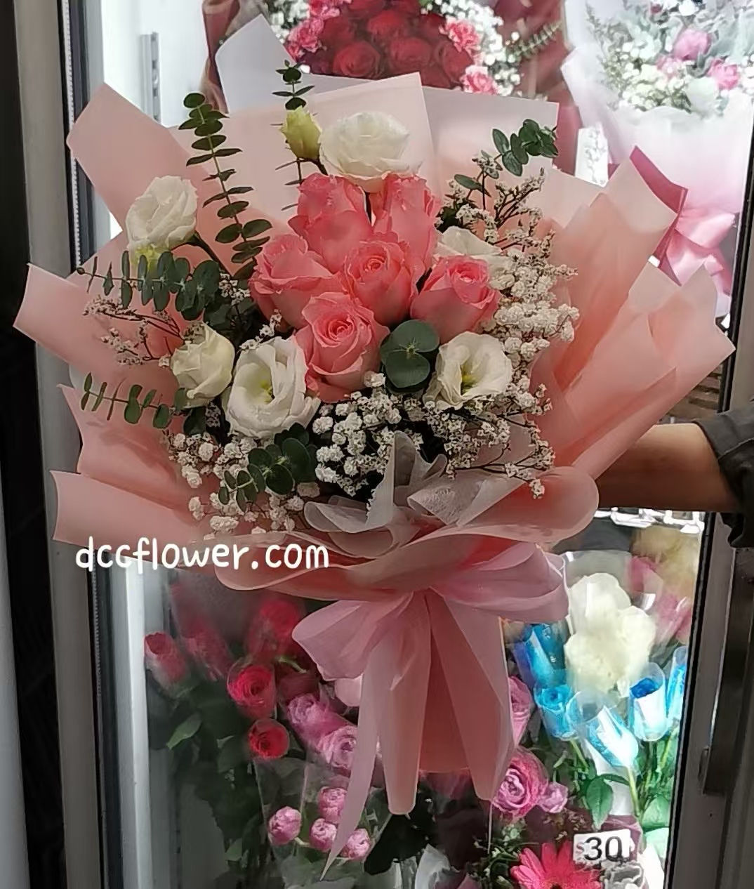 6 Sweet Pink Rose Bouquet