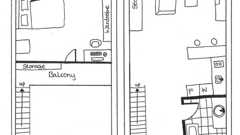 Floor Plan Concept Sketch
