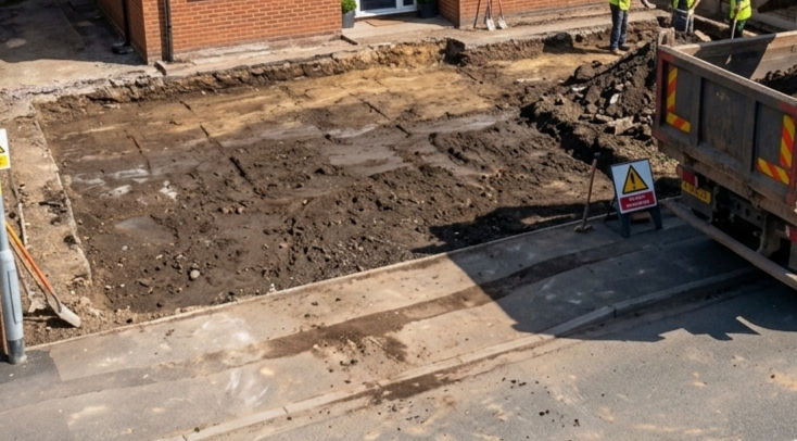 excavation Whitchurch