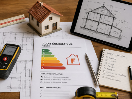 Documents et outils utilisés pour réaliser un audit énergétique vente à Toulouse