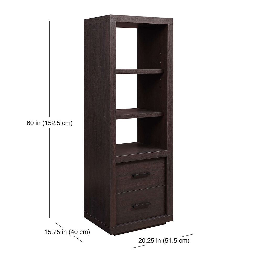 Thumbnail: Better Homes & Gardens Steele Audio/Video Tower for Your Home, Multiple Finishes