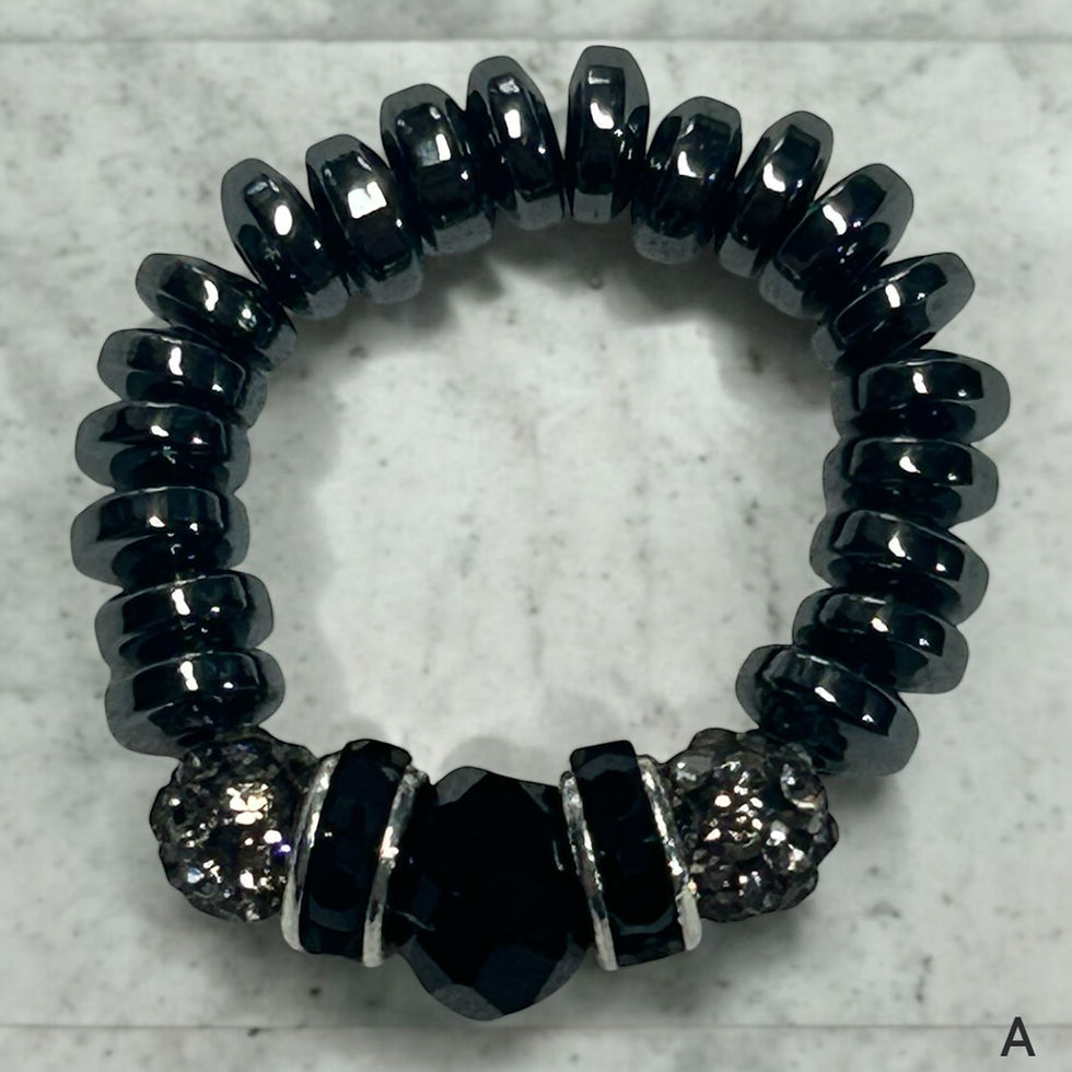 Thumbnail: Hematite Stretch Ring