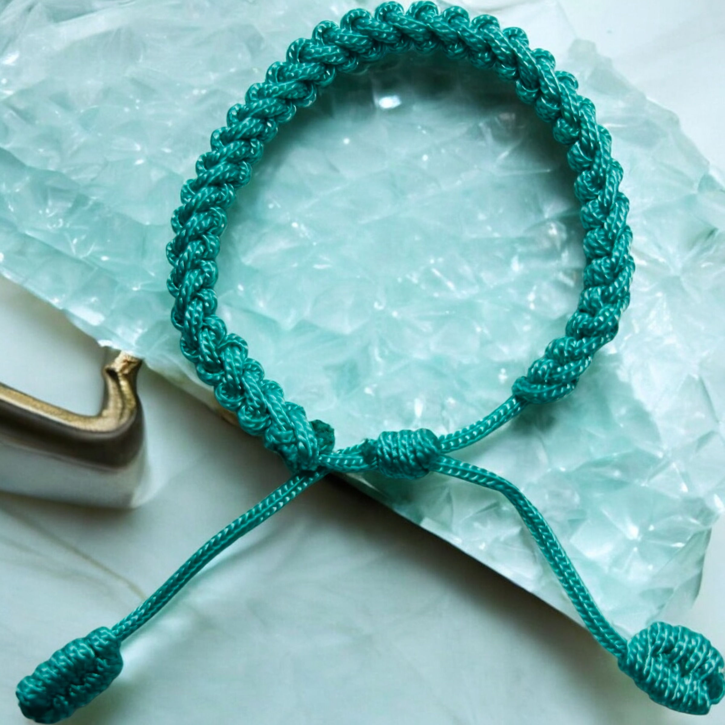 Teal Paracord Bracelet