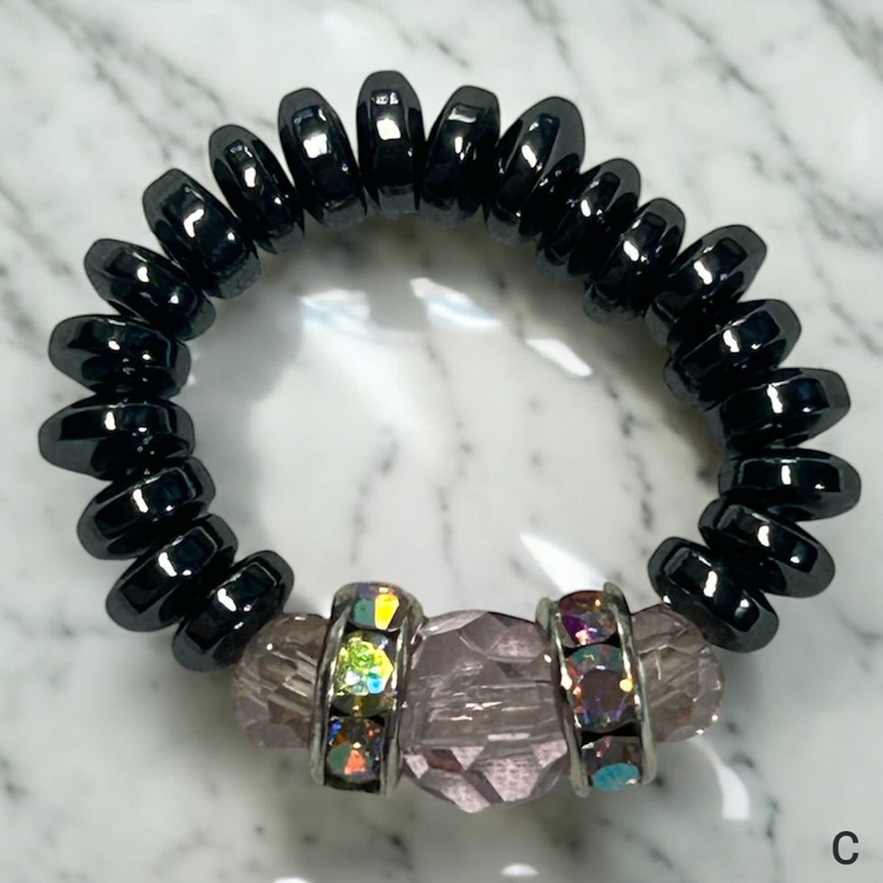 Thumbnail: Hematite Stretch Ring