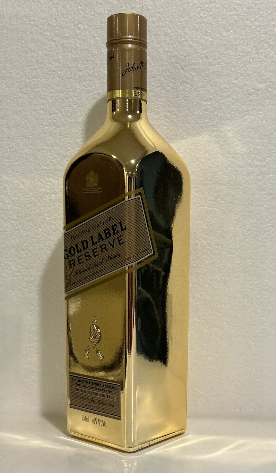 Thumbnail: Johnnie Walker Gold Label Limited Edition Bottle Type 2 Blended Scotch Whisky