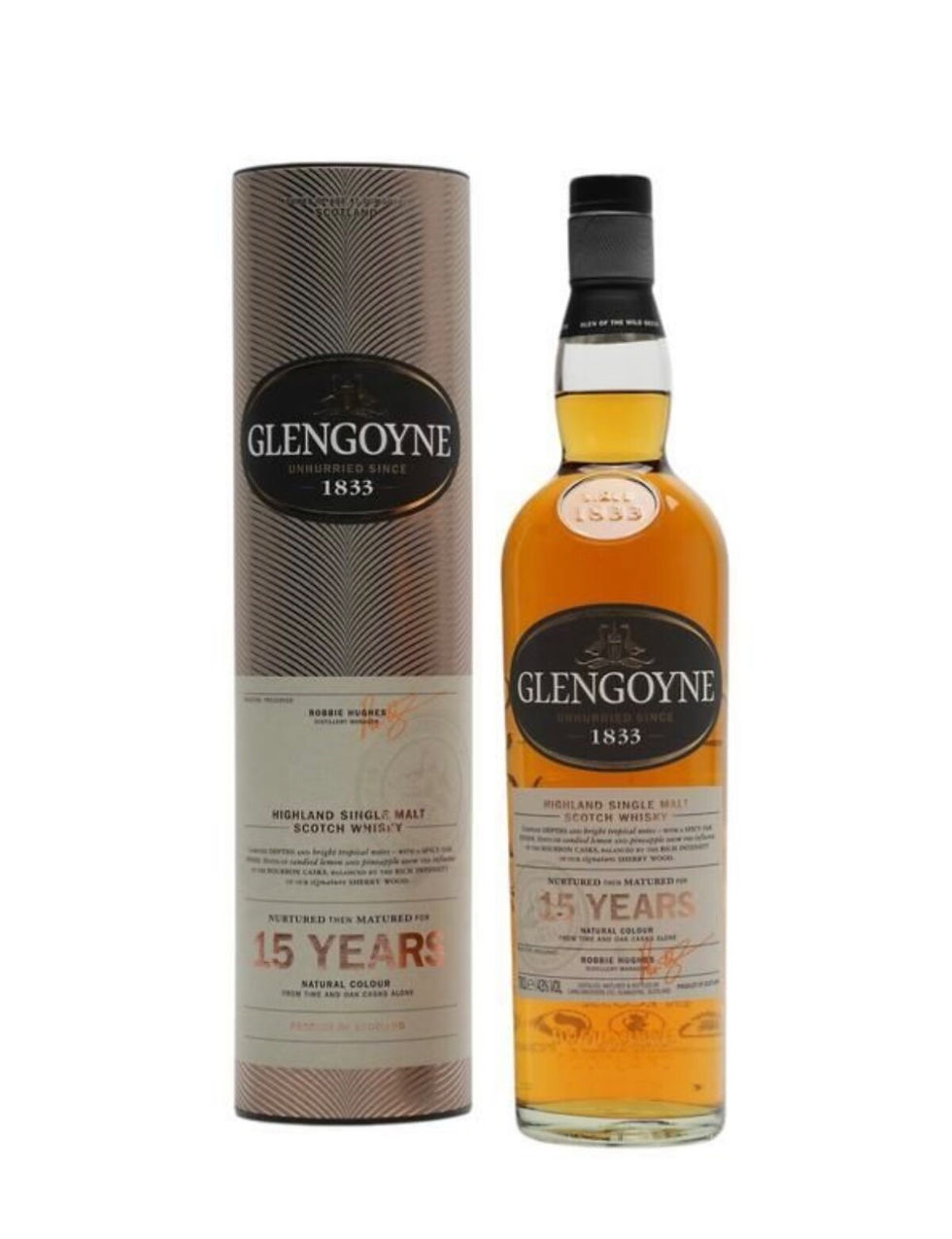 Glengoyne 15 Year Old Single Malt Scotch Whisky 750ml - 43% ALC/VOL