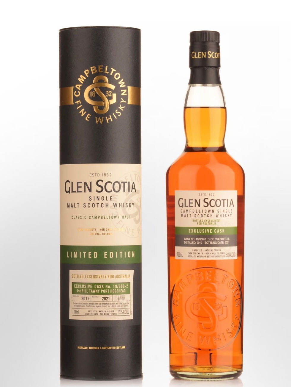 Glen Scotia Australian Exclusive 9 Year Old Cask Strength Single Malt Whisky