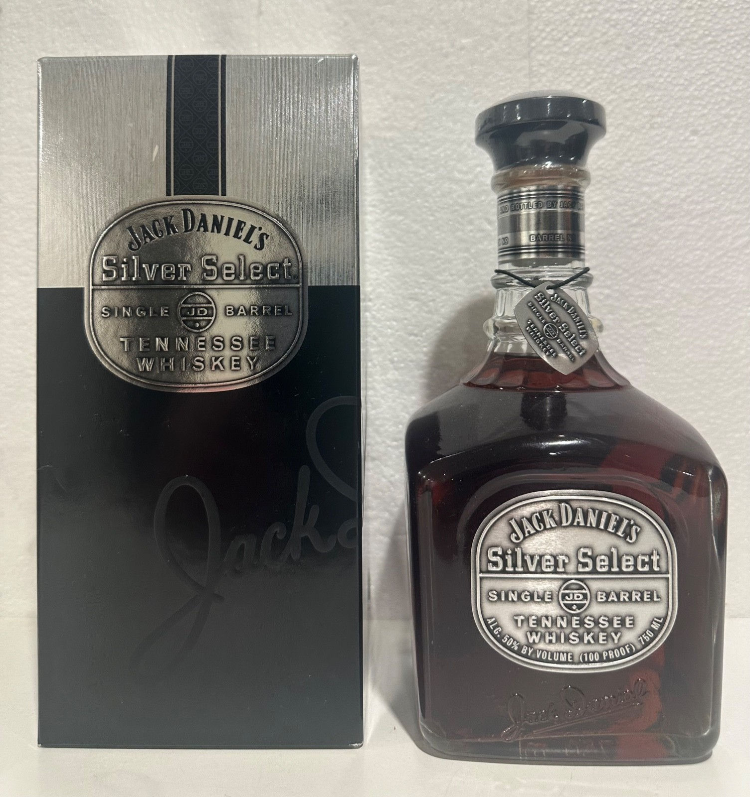 Jack Daniel’s Silver Select Single Barrel 2008 First Generation 750ml Black Cap