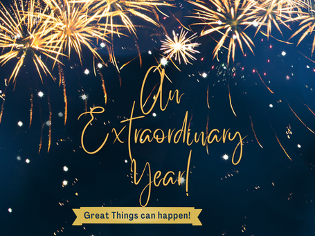 Great things can happen in an extraordinary year!