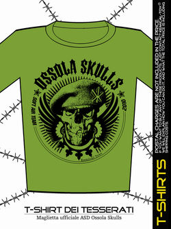 T-SHIRT ASD Ossola Skulls