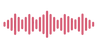Imagen de hondas de sonido color rosa