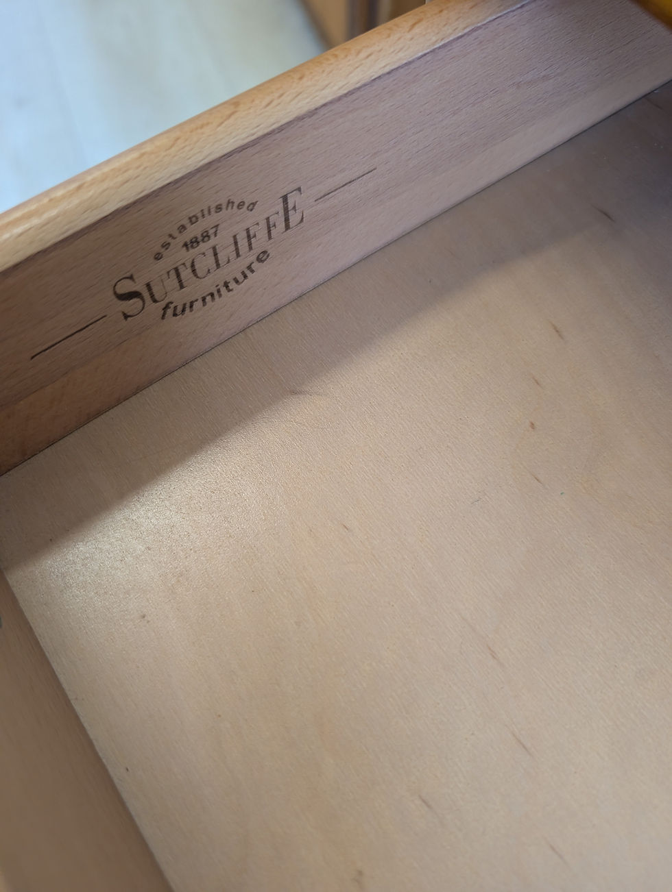 Thumbnail: Mid Century Teak Side Table with Drawer & Shelf by Sutcliffe