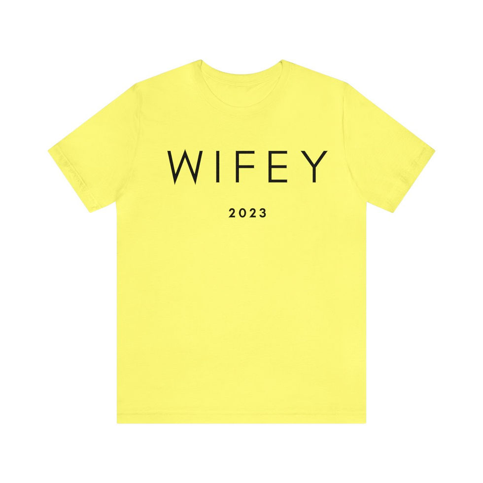 Thumbnail: Wifey Jersey Short Sleeve Tee