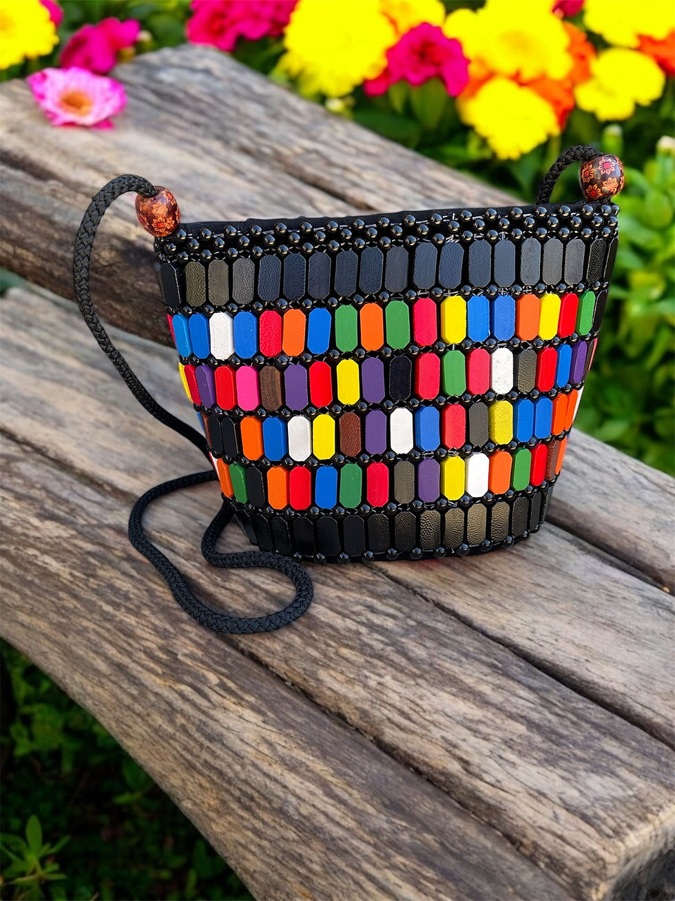 Thumbnail: SMALL BEADED CROSSBODY BAG
