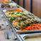 Buffet-style catering for weddings at Enck's