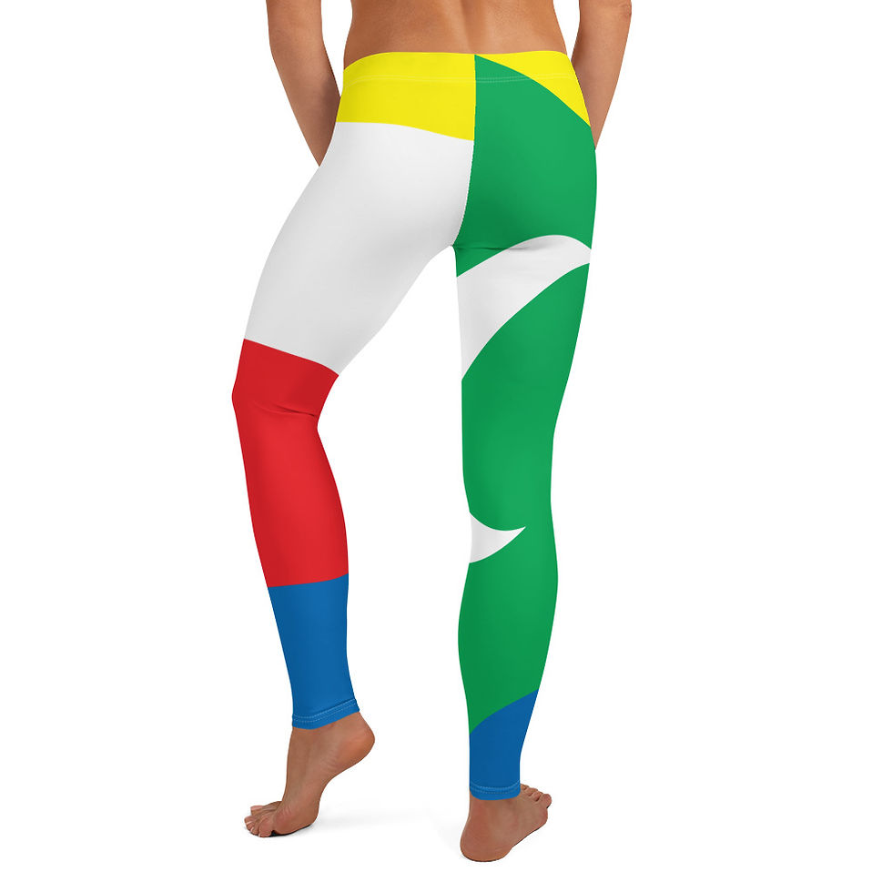 Thumbnail: 124 - Comoros flag print for all over print template file
