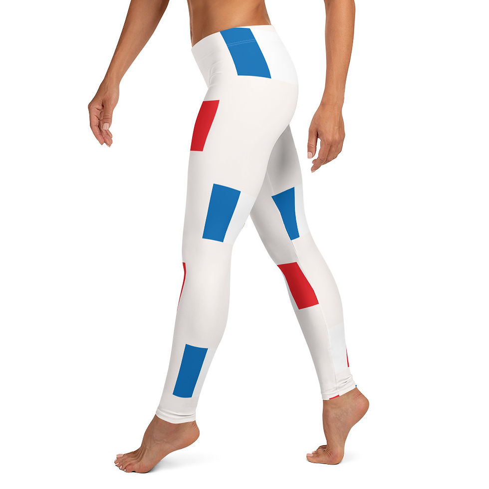 255 - France flag style print for all over print template