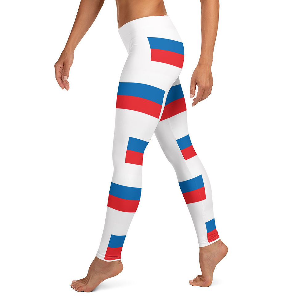 266 - Russia flag style print for all over print template