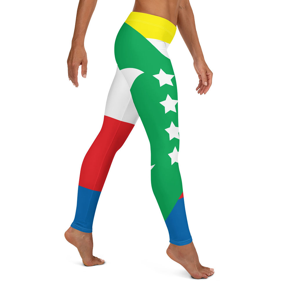 Miniature : 124 - Comoros flag print for all over print template file