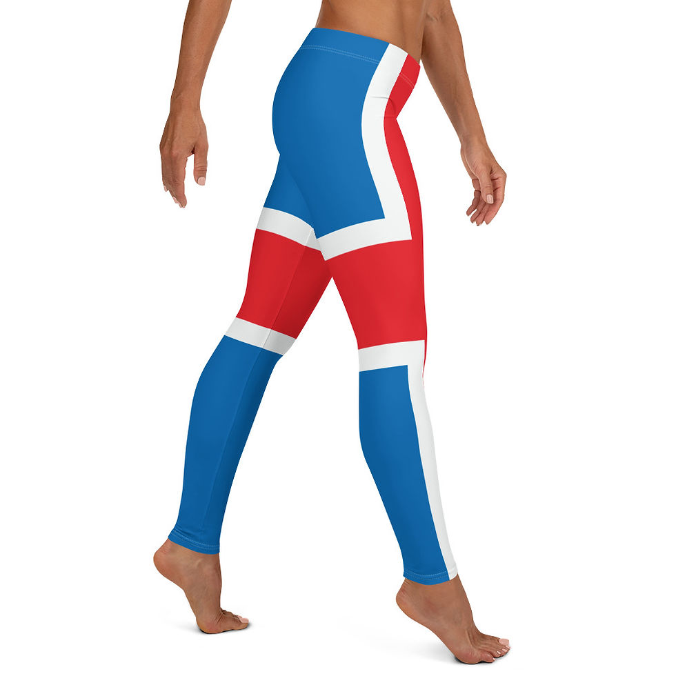 Thumbnail: 34 - Iceland flag print for all over print template file