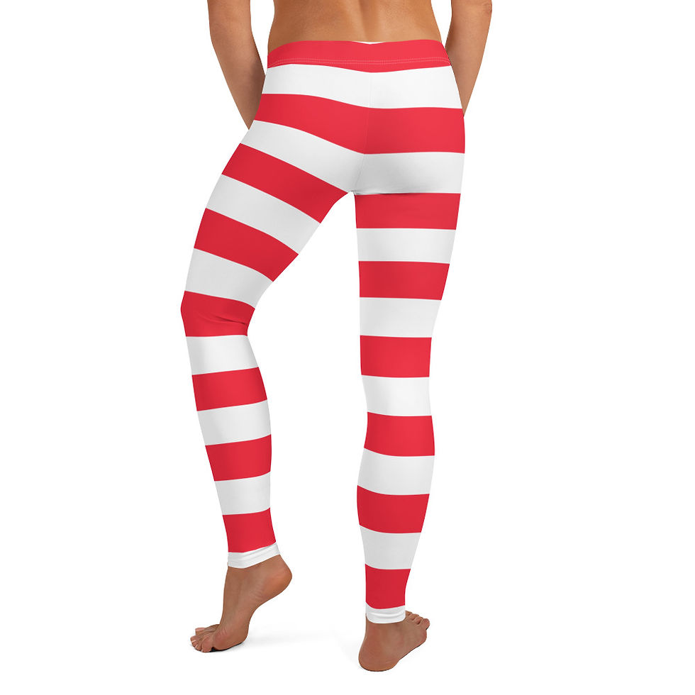 Thumbnail: 173 - Red & White Stripes print for all over print template
