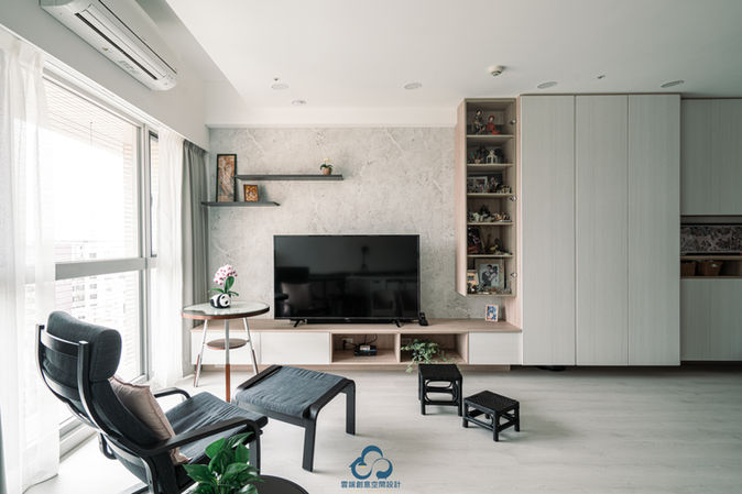 雲端創意空間設計 新竹室內設計 裝潢 現代簡約風