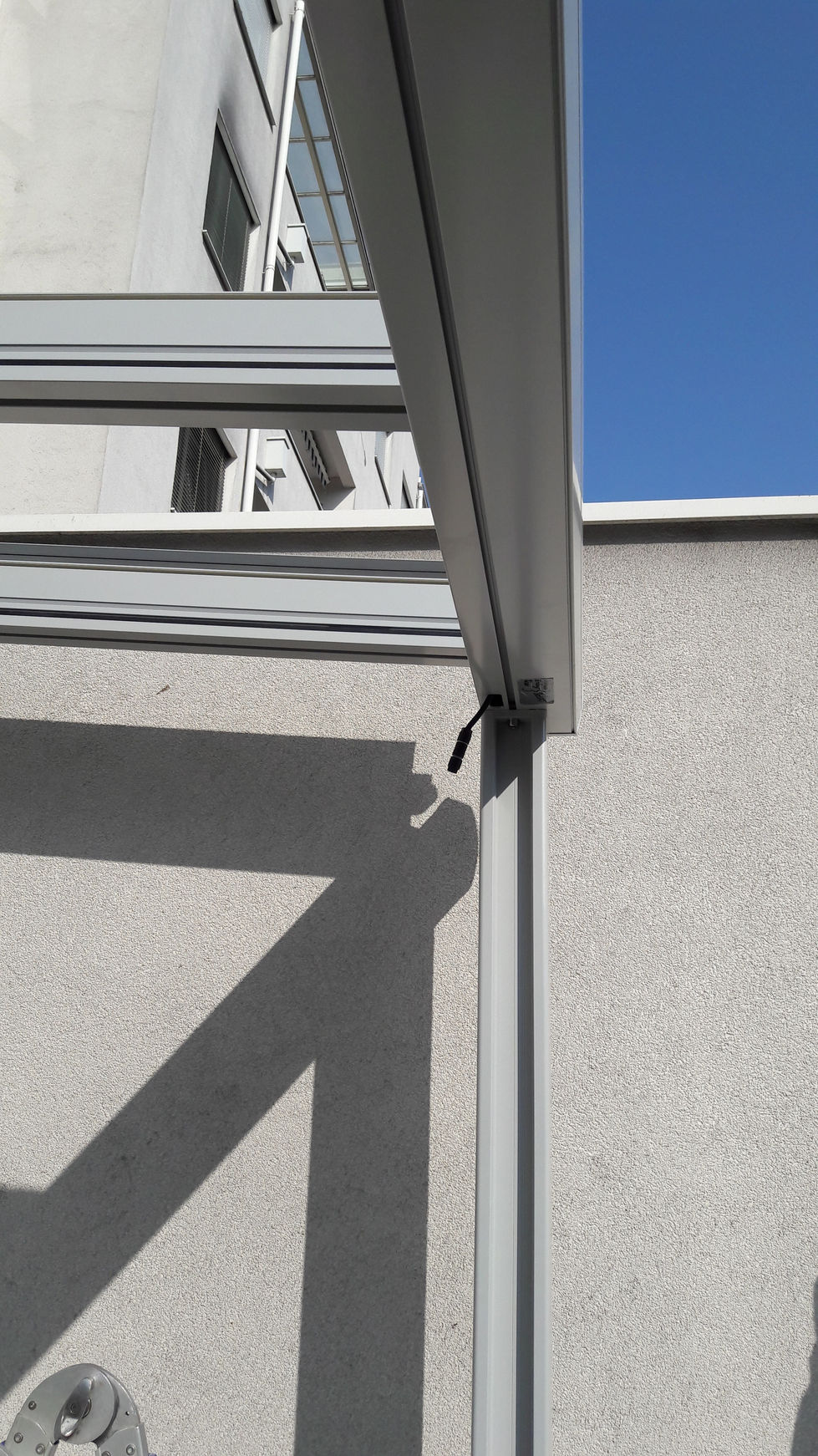 Glasdach, Beschattung, Terrassenbeschattung, Oberösterreich