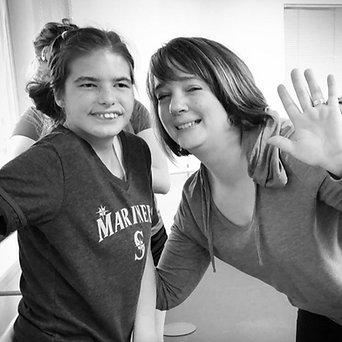 Student and teacher waving | Program for 14- 36 years old