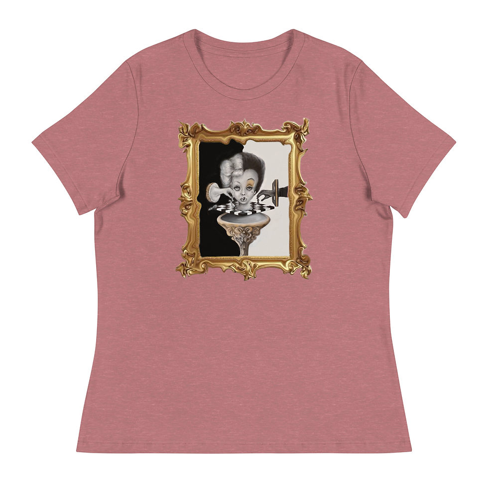 Thumbnail: Checked Out - ladies t shirt