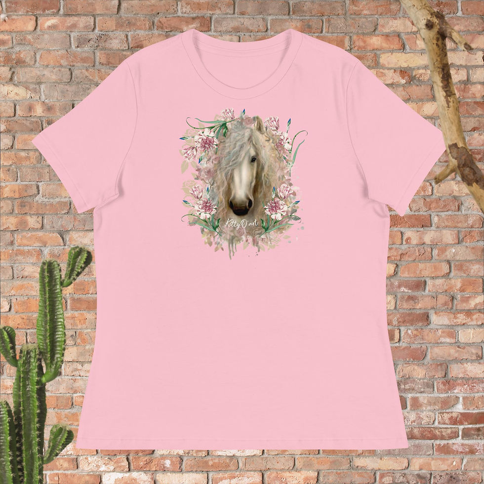 Thumbnail: Horsin' Around - Women's Relaxed T-Shirt