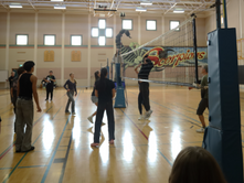 Grad vs Staff Volleyball Game