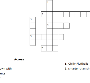 Issue #3 Crossword