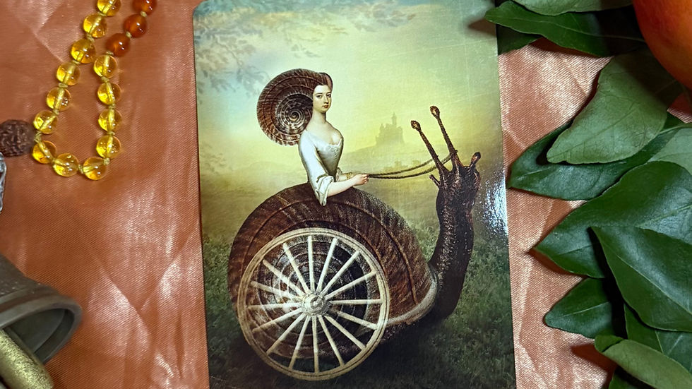 The Chariot is forward motion with purpose. It’s the strength to steer your own path—even when the road includes others.