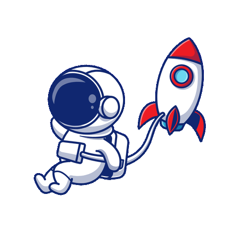 Astronaut with space shuttle.gif