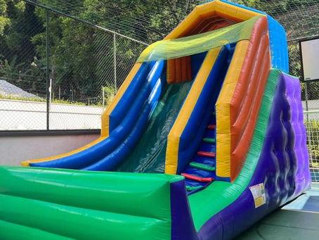 aluguel de brinquedo tobogã no abc