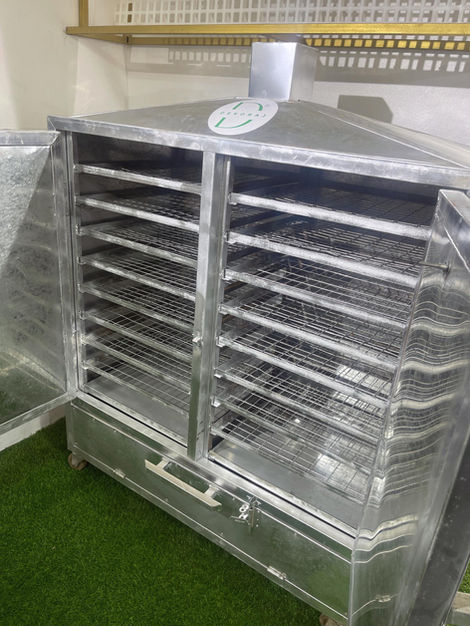 Dekoraj 200kg Galvanized Fish Drying Oven Fish Kiln Smoking Oven