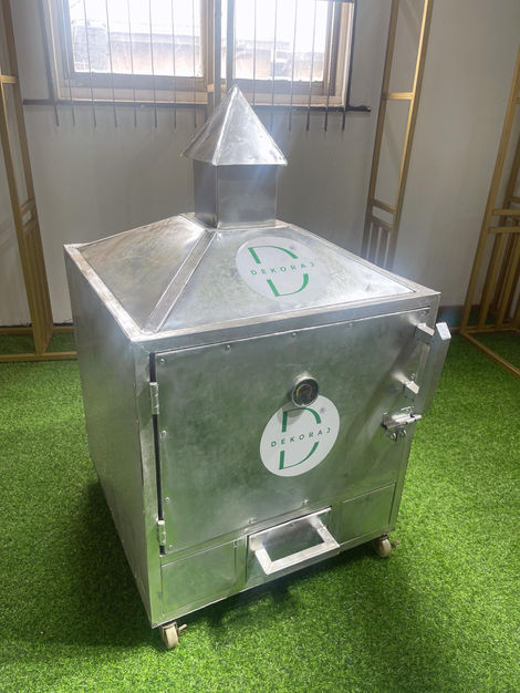 Dekoraj 50kg Galvanized Fish Drying Oven Fish Kiln Smoking Oven