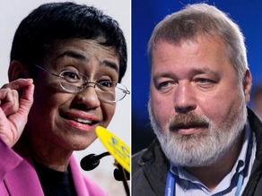 Reciben Premio Nobel de la Paz 2021 los periodistas María Ressa y Dmitry Muratov