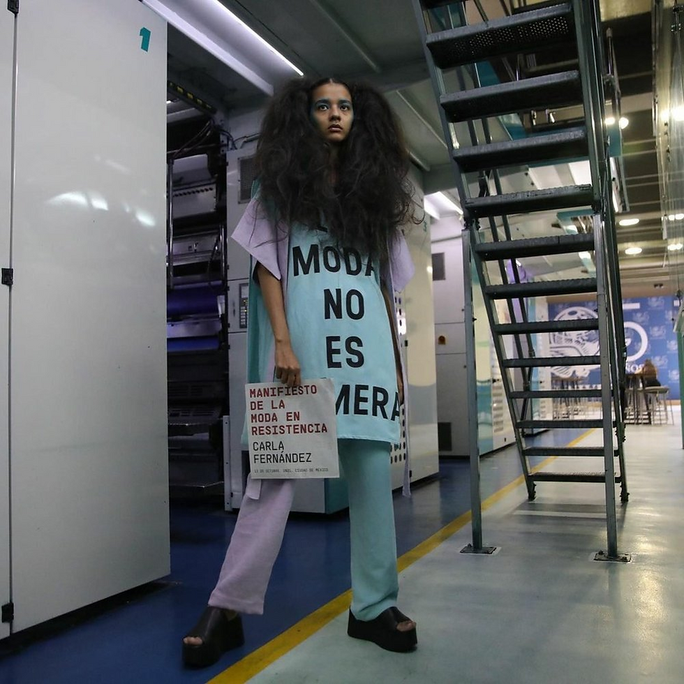 La moda de protesta toma las riendas del cuarto día de la Fashion Week México